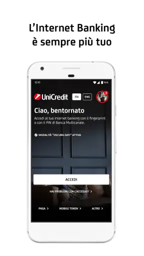 Mobile Banking UniCredit screenshot