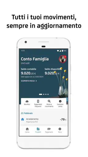 Mobile Banking UniCredit screenshot