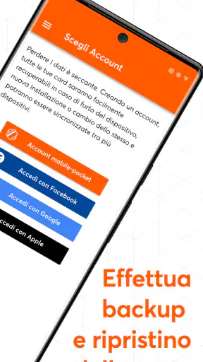 mobile-pocket carte fedeltà screenshot