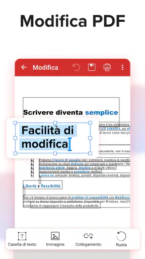 MobiPDF: editor PDF e scanner screenshot