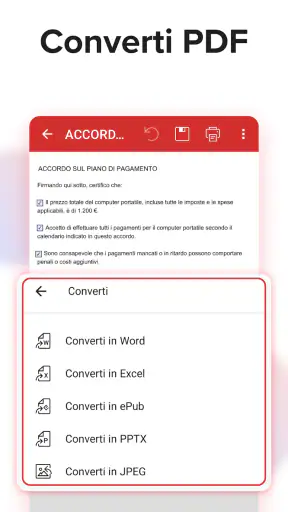 MobiPDF: editor PDF e scanner screenshot