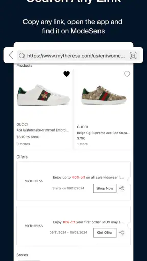 ModeSens screenshot