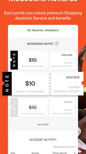 ModeSens screenshot
