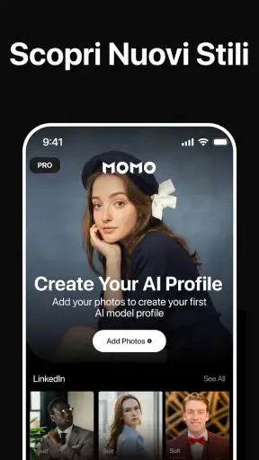 Momo - Generatore di foto AI screenshot