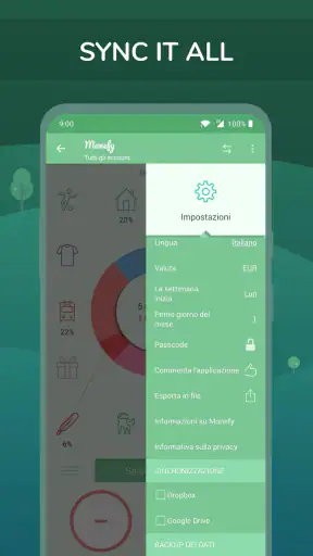 Monefy - Tracker finanziario screenshot