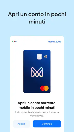 Monese screenshot
