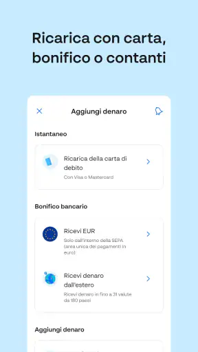 Monese screenshot