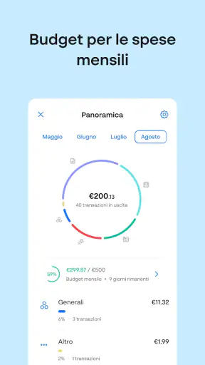 Monese screenshot