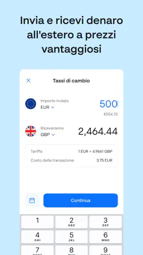 Monese screenshot