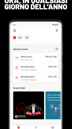 MoneyGram® Invia Denaro Online screenshot