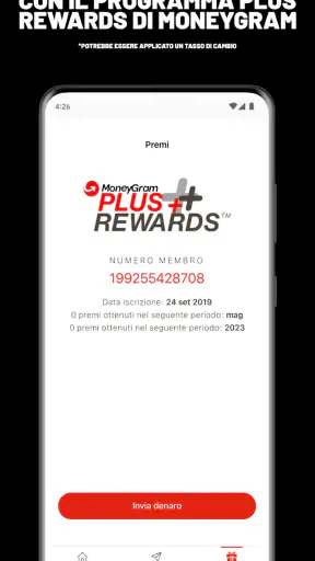 MoneyGram® Invia Denaro Online screenshot