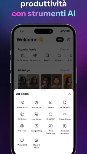 Monica IA: Chat & traduttore screenshot