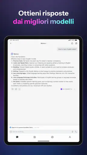 Monica IA: Chat & traduttore screenshot