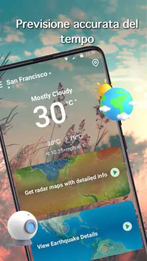 Monitor Meteo in Tempo Reale screenshot