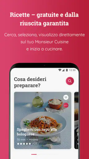 Monsieur Cuisine App screenshot