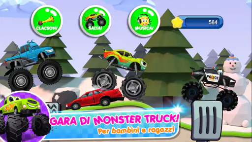 Monster Trucks Game for Kids 2 screenshot