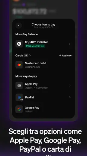 MoonPay: Crypto, Bitcoin, SOL screenshot