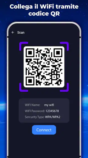 Mostra chiave password Wi-Fi screenshot