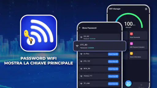 Mostra chiave password Wi-Fi screenshot