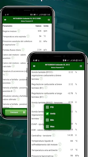 MotorData OBD ELM car scanner screenshot