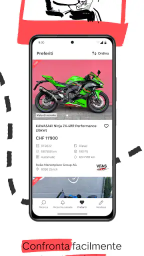 MotoScout24 Svizzera screenshot