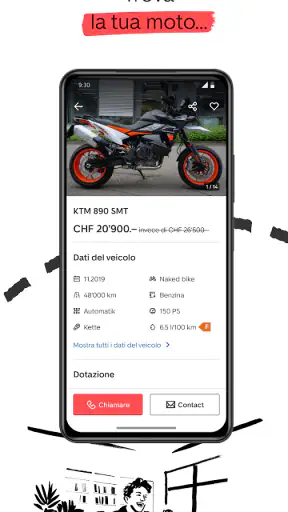 MotoScout24 Svizzera screenshot