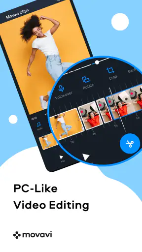 Movie Maker Movavi Clips Video screenshot