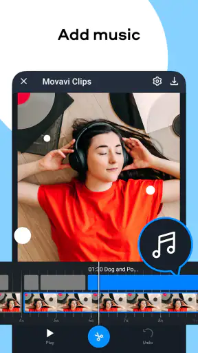 Movie Maker Movavi Clips Video screenshot