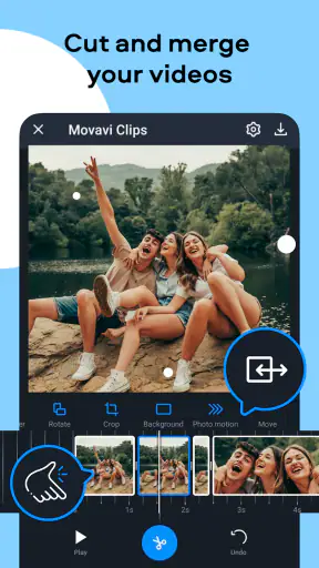 Movie Maker Movavi Clips Video screenshot