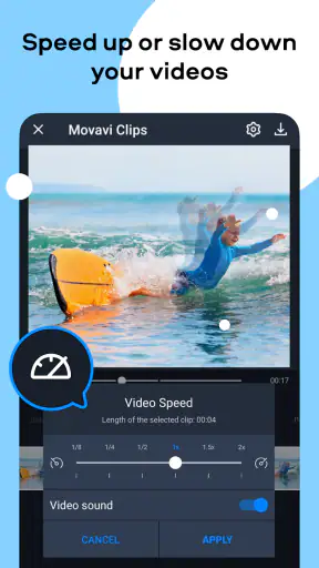 Movie Maker Movavi Clips Video screenshot