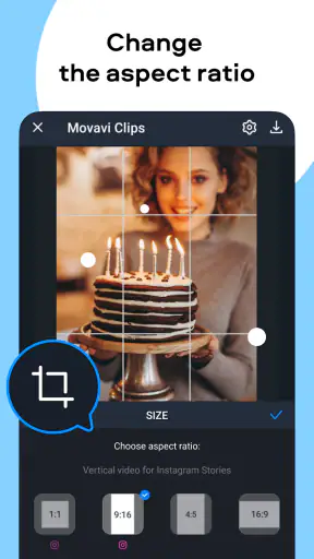 Movie Maker Movavi Clips Video screenshot