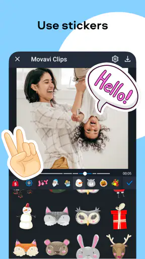 Movie Maker Movavi Clips Video screenshot