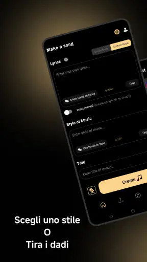 Music AI - Crea una canzone screenshot