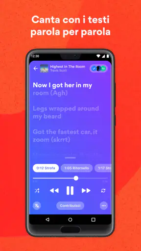 Musixmatch - Testi di Canzoni screenshot