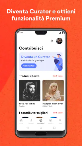 Musixmatch - Testi di Canzoni screenshot