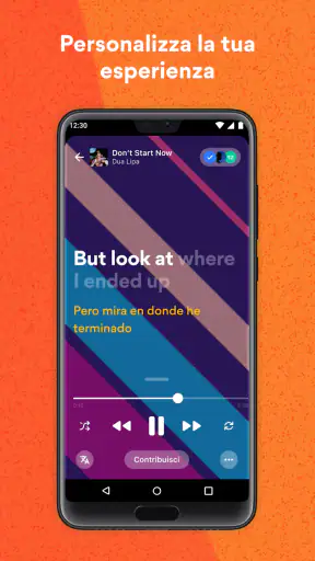 Musixmatch - Testi di Canzoni screenshot