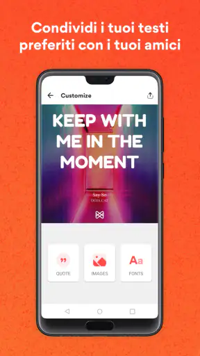 Musixmatch - Testi di Canzoni screenshot