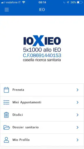 My IEO screenshot