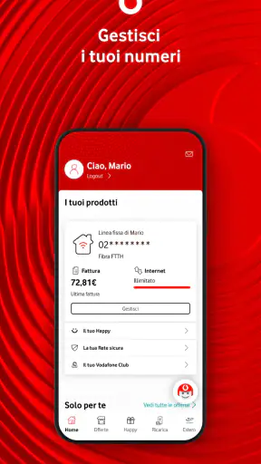 My Vodafone Italia screenshot