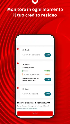 My Vodafone Italia screenshot
