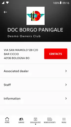 MyDucati screenshot