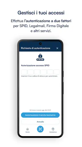My Infocert screenshot