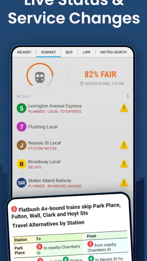 MyTransit NYC Subway & Bus MTA screenshot