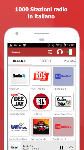 myTuner Online Radio Italia screenshot