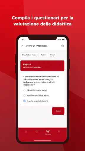 MyUniPD screenshot