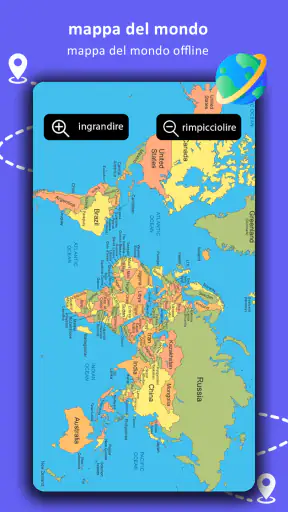 Navigazione GPS, mappe e screenshot