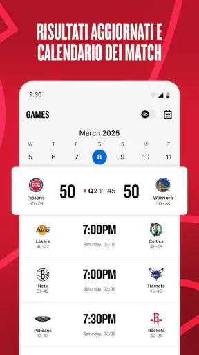 NBA: Partite & Risultati LIVE screenshot