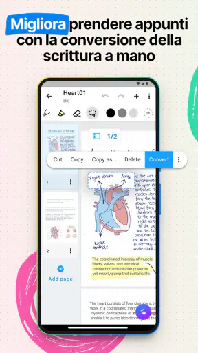 Nebo: blocco note per studenti screenshot