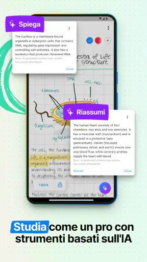 Nebo: blocco note per studenti screenshot