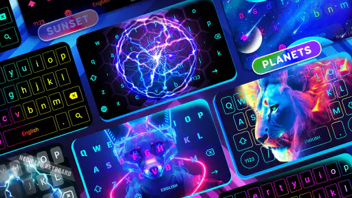 Neon LED Keyboard|Led Tastiera screenshot